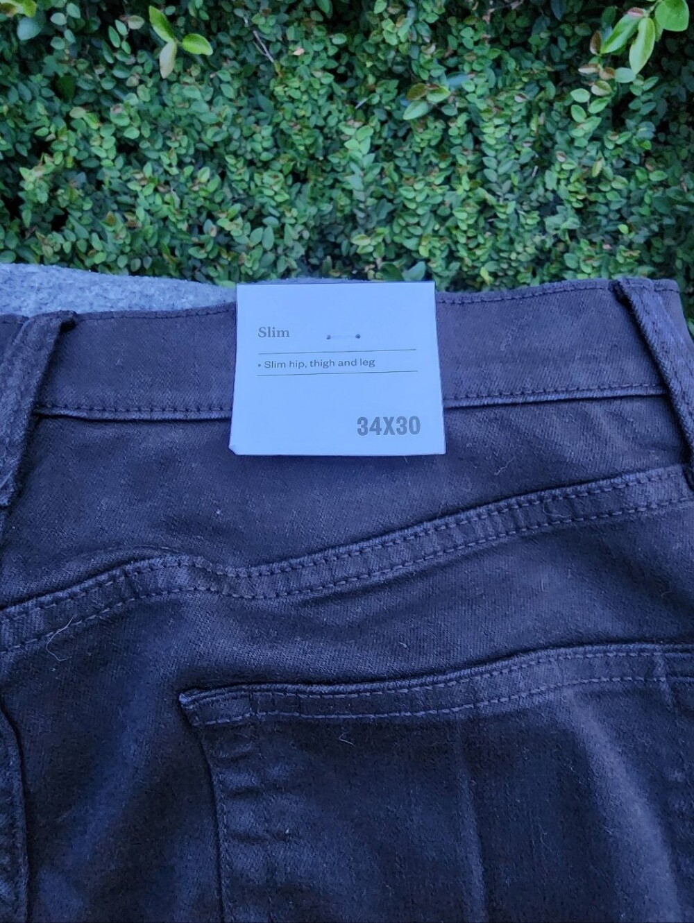 Slim Black Men’s Jeans - Modern Slim Fit Size W34 X L30
